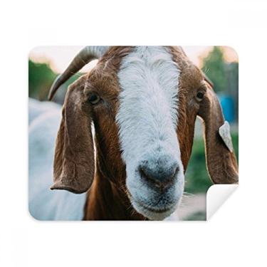 Imagem de Pano de limpeza para fotografia de animais de ovelhas com organismo terrestre 2 peças de tecido de camurça