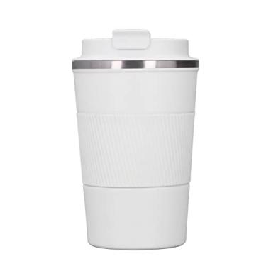 Imagem de caneca de v¨¢cuo de a?o inoxid¨¢vel ¨¤ prova de vazamento de silicone copo de ¨¢gua port¨¢til isolado com tampa para viagem(510ml),Caneca de caf¨¦ isolada, Caneca de v¡§¡écuo Copo Caf¡§| Isolado X¡§acara
