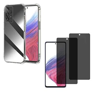 Imagem de Kit Capa Capinha Anti Impacto e Película Privacidade Para Galaxy A73 5G