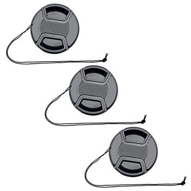 Imagem de Tampa de lente de 52 mm para AF-S 35 mm f/1.8G e 40 mm f/2.8G e 50 mm f/1.8D e AF 50 mm F/1.4D para câmera Nikon D90 D40 D80 D60 D7000 D5100 D3100, ULBTER capa de lente de encaixe - 3 pacotes