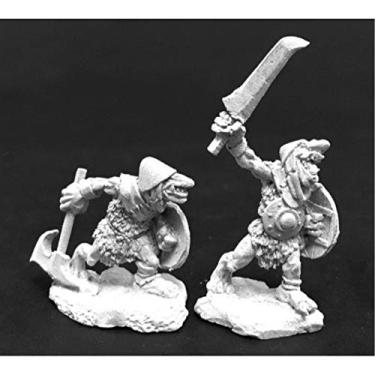 Imagem de Reaper Miniaturas, cavernas, guerreiros de goblin, miniatura de 25 mm, escala heroica, Dark Heaven Legends