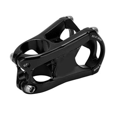 Imagem de Haste de bicicleta 31,8 x 50 mm leve 31,8 haste 45 mm haste de bicicleta oca de alta resistência Preto