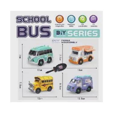 Ônibus Escolar com Som e Luz - City Service - Amarelo - 1:20 - Yes Toys -  superlegalbrinquedos