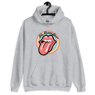 Imagem de Moletom Canguru Unissex - The Rolling Stones Rock and Roll