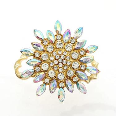 Imagem de Fivela Magnética para Cortinas Cortinas Cinta Amarra Acessórios para Decoração de Janelas Domésticas 2 PCS, Cor Dourada Deslumbrante