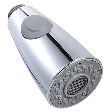 Imagem de Tingpai eça da tornei da pia da cozinha 2-Função Retire a eça do pulverizador com parte de substituição da válvula de verificação G1 / 2 conexões Cromo lust do