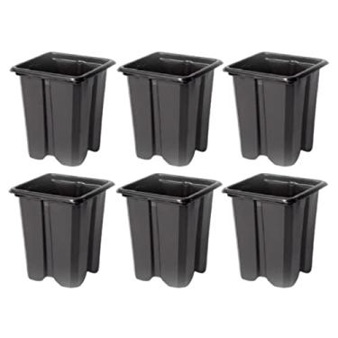 Imagem de 50 Pote Quadrado 08 Vasos De Mudas Pequenos 240ml