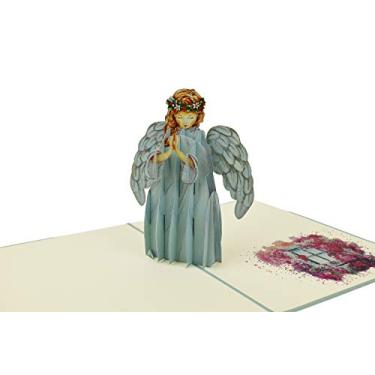 Imagem de Cartão Pop Up Angel, Cartão de Aniversário Pop-Up, Cartão Get-well, Cartão de Natal, Cartão de Dia das Mães, Qualquer Cartão de Ocasião