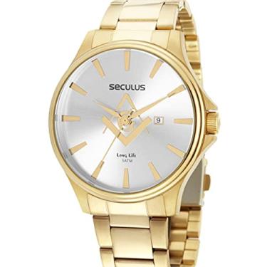 Imagem de Relógio Seculus Masculino Maçonaria 44116GPSVDA1