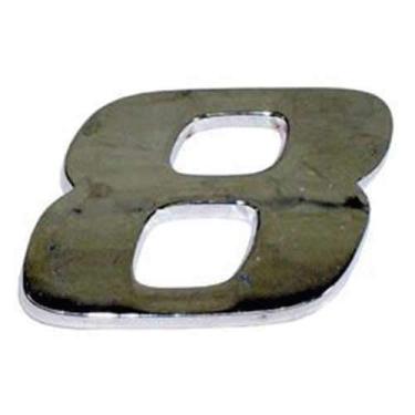 Imagem de EMBLEMA NUMERO 8 CROMADO MB AXOR ATEGO