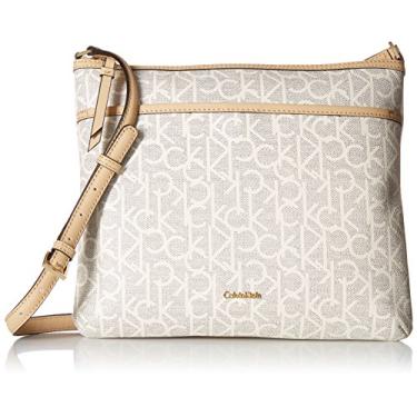Imagem de Calvin Klein Hudson Signature Bolsa tiracolo, Creme, One Size