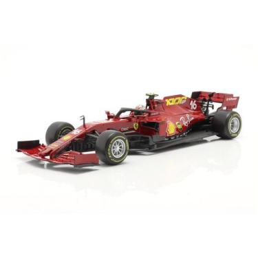 Imagem de Miniatura F1 Ferrari Sf1000 Leclerc Toskana 2020 1000Th 1:18 Bburago