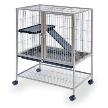 Imagem de Prevue Frisky Gaiola de furão com suporte 486 marrom coco, 63 x 43 x 86 cm