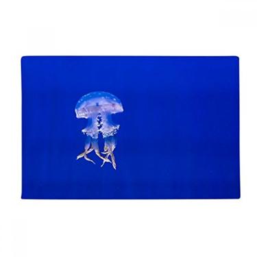 Imagem de DIYthinker Tapete para porta de banheiro com imagem da natureza da ciência, tapete antiderrapante