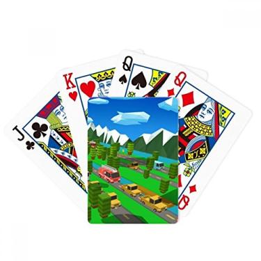 Imagem de DIYthinker Game ChickenGo Pixel Puzzle Cartoon Poker Baralho Presente de mesa