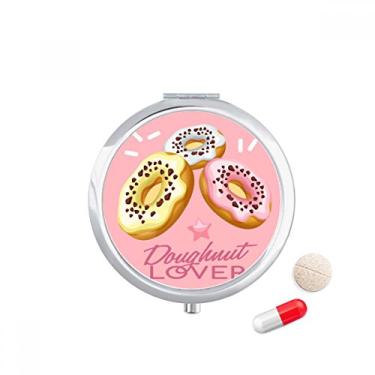 Imagem de Doughnut Caixa de armazenamento de remédios com sobremesa ocidental