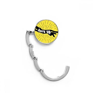 Imagem de Gancho de mesa preto com contorno de pantera de animais naturais, gancho de extensão dobrável