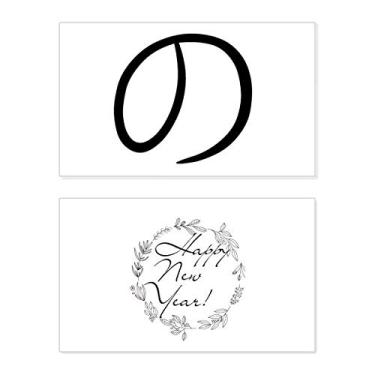 Imagem de Personagem japonesa Hiragana NO New Year Festival Cartão de felicitações Bless Message Present