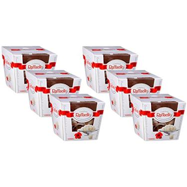 Imagem de Kit 6 Caixas Bombom Raffaello Coco 15 Unidades Presente 150g
