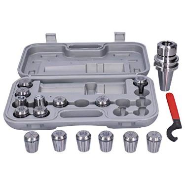 Imagem de Pinça de mola, mandril elástico grande força de aperto design profissional alta precisão ampla faixa de fixação para máquinas-ferramentas CNC