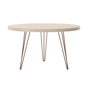 Imagem de Mesa de Centro Redonda Evolution Off White