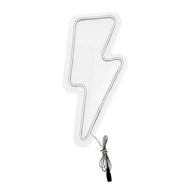 Imagem de Painel Luminoso Letreiro Criativo RAIO - Neon LED Branco