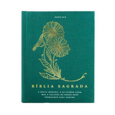 Imagem de Bíblia Nvi Com Espaço Para Anotações, Tecido, Leitura Perfeita, Ramalhete