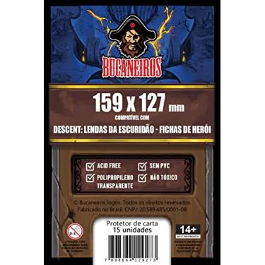 Imagem de Sleeve Customizado para Descent: Lendas da Escuridão - Fichas de Herói (159 x 127)