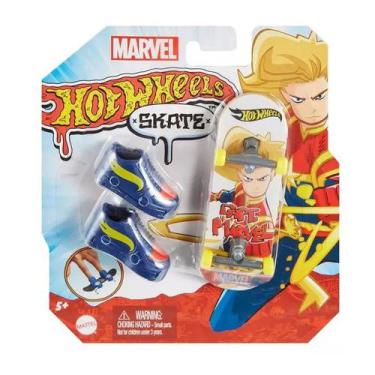 Skate De Dedo Hot Wheels Profissional C/ Sapato Fingerboard