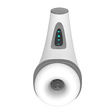 Imagem de mastûrbador Mašćulíno, 6 modos de succao e Vibracḯon, Masturvador Mascụlino Automatico com aquecimento Adequado para estimulacao Pene, USB Rergàble, massagem masculina B3A