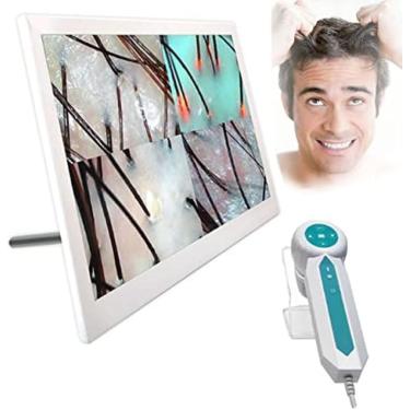 Imagem de Analisador De Pele Ampliado 50x/200x, Detector Recarregável, Para Folículo Capilar, Óleo, Umidade, Pigmento, Couro Cabeludo/rosto, Monitor De Cuidados Com A Pele,Bonny369