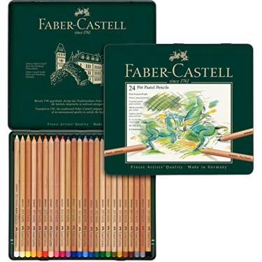 Imagem de A&G Estojo Lápis Pitt Pastel Seco, Faber-Castell, Multicor, 24 Cores, Faber-Castell, 112124, Multicor, 24 Cores