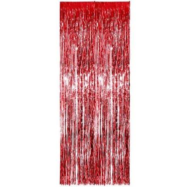 Imagem de Cortinas Metalizadas Decoraçao Enfeite Comemoraçao Festa