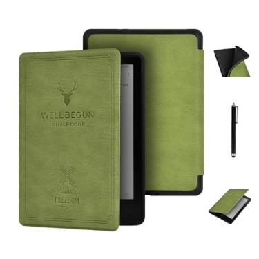 Imagem de Capa para Kindle Paperwhite de 6,8 polegadas 11ª geração (versão 2021, modelo M2L3EK) - Capa TPU à prova d'água e à prova de arranhões, à prova de quedas e durável