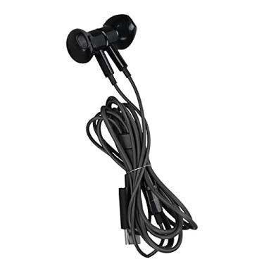 Imagem de Fones de ouvido de análise digital com fio, fone de ouvido durável e leve para Huawei para Goole (preto)