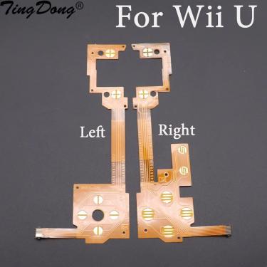 Imagem de Filme condutor para Wii U Pad Gamepad  botão esquerdo e direito  fita Flex cabo de reparação  L e R