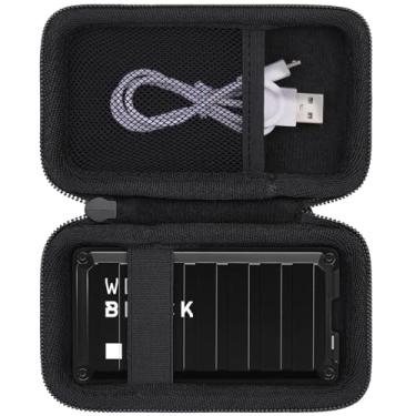 Imagem de Aenllosi Estojo rígido de substituição para Western WD Black 1TB 2TB 4TB 5TB P10 / 500GB 1TB 2TB P50 Game Drive portátil (para P50)