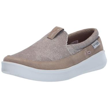 Imagem de Columbia Sapato náutico feminino Boatside PFG, Oxford Tan/Minuet, 36