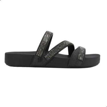 Imagem de Sandália Papete Slide Feminina Glow Zaxy