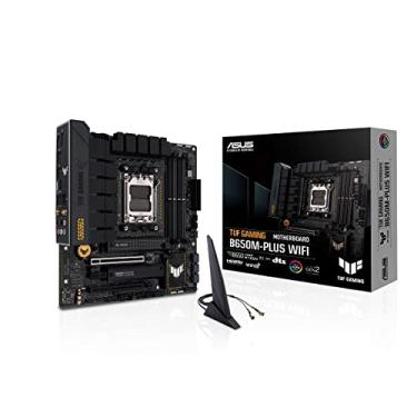 Imagem de ASUS Placa-mãe para jogos TUF GAMING B650M-PLUS WiFi AM5 (LGA 1718) Ryzen 7000 mATX (14 estágios de energia, suporte PCIe® 5.0 M.2, memória DDR5, Ethernet de 2,5 GB, WiFi 6, suporte USB4® e