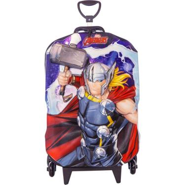 Imagem de Mochila Roda Tripla Escolar Thor Infantil 3D Meninos