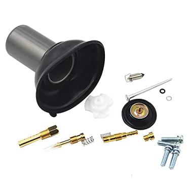 Imagem de Kit de reparo de reconstrução de carburador de motocicleta compatível com NV400 VLX400 NV600 VT600 VLX600 Shadow400 STEED400 Shadow600 BROS400 NC25E (1 conjunto)