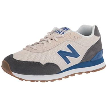 Imagem de New Balance Tênis masculino 515 V3, Moonbeam/Blue Groove, 8 X-Wide