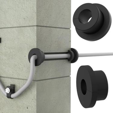 Imagem de Kit de roteamento de cabos Starlink para orifício de parede de 0,9 cm, cabo Starlink de alimentação através de buchas, ilhós de parede Starlink para ilhó de cabo Ethernet Starlink, acessórios de