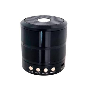 Imagem de Caixa de Som Portátil com Bluetooth e Microfone Embutido - Conectividade Sem Fio, Som de Qualidade, Ideal para Festas e Eventos (Preto)