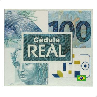 Imagem de Folder Encarte para Cédula de 100 Reais Descritivo 2ª Família