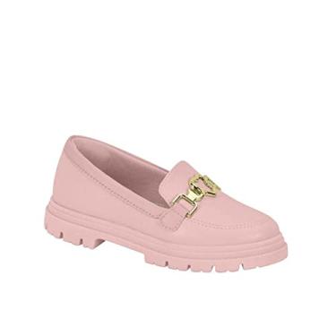 Imagem de Sapato Mocassim Loafer Infantil Menina Molekinha Com Fivela Rosa 36