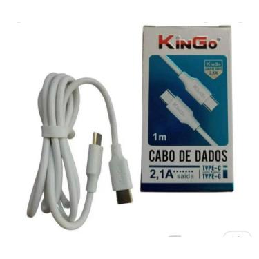 Imagem de Cabo Usb Tipo C Kingo 2.1A 1 Metro