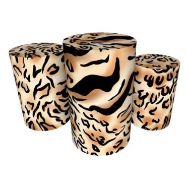 Imagem de Trio Capas De Cilindro C/ Elástico Dona Onça - Fadrix