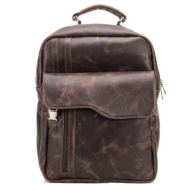 Imagem de Mochila Executiva Design Em Couro Para Notebook - JFE COURO